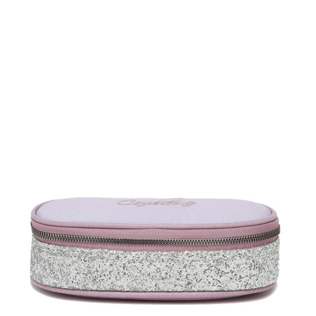 Camelion Oval Pencil Case Vintage Fantasy Glossy Lila