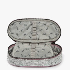 Camelion Oval Pencil Case Vintage Fantasy Glossy Lila