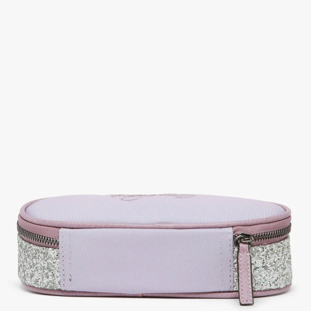 Camelion Oval Pencil Case Vintage Fantasy Glossy Lila