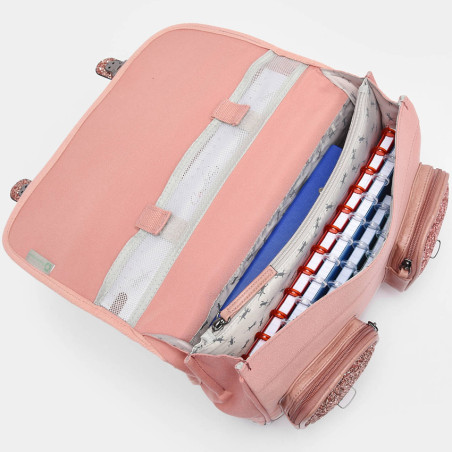 Caméléon Vintage Fantasy Girl Backpack 35cm Glossy Pink