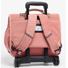 Chameleon Vintage Fantasy Girl Wheeled Backpack 38cm Glossy Pink