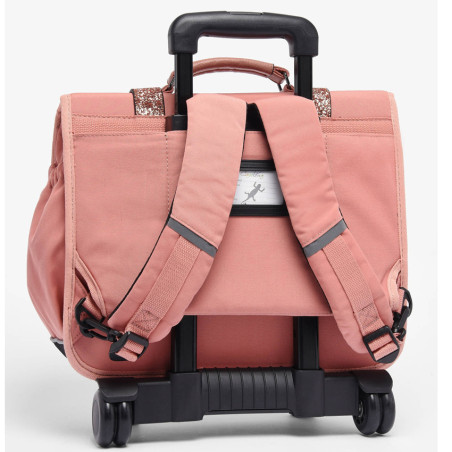 Caméléon Vintage Fantasy Girl Cartable A Roulettes 38cm Glossy Pink dos