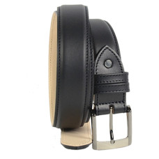 JL FOURES Ceinture Baroudeur Cuir Homme Noir