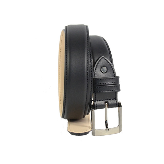 JL FOURES Ceinture Baroudeur Cuir Homme Noir