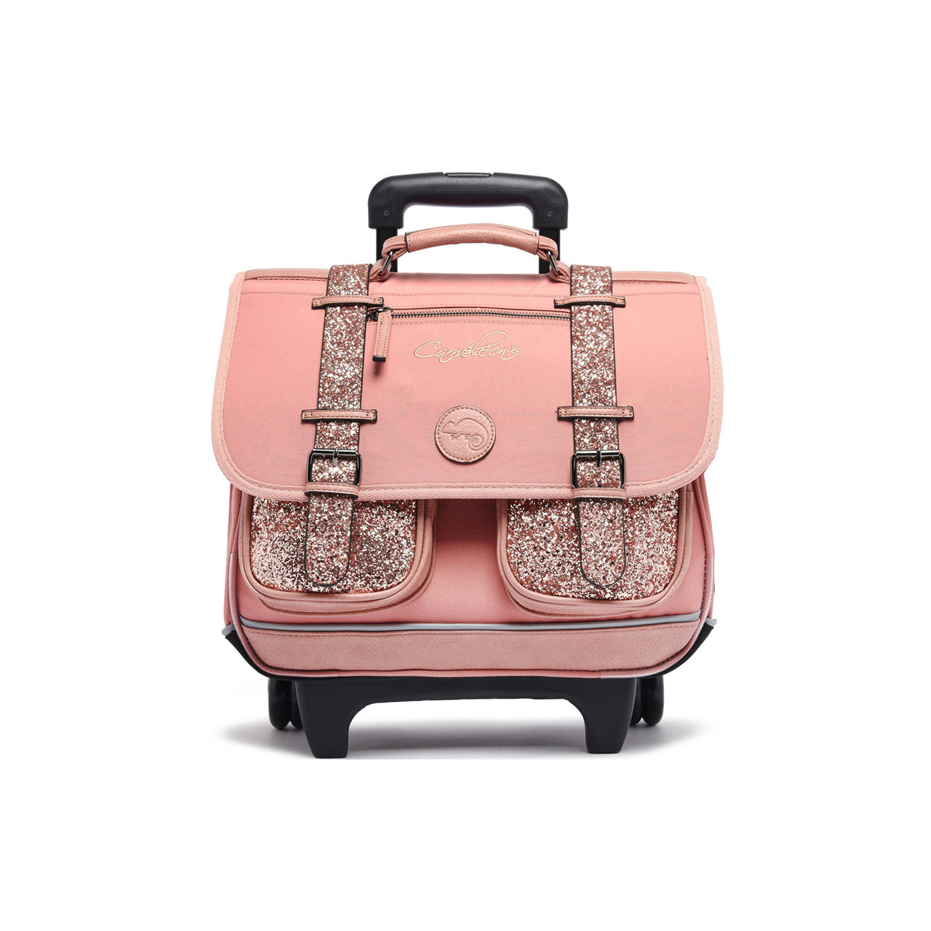 Caméléon Vintage Fantasy Girl Cartable A Roulettes 38cm Glossy Pink