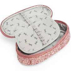 Vintage Fantasy Glossy Pink Oval Pencil Case
