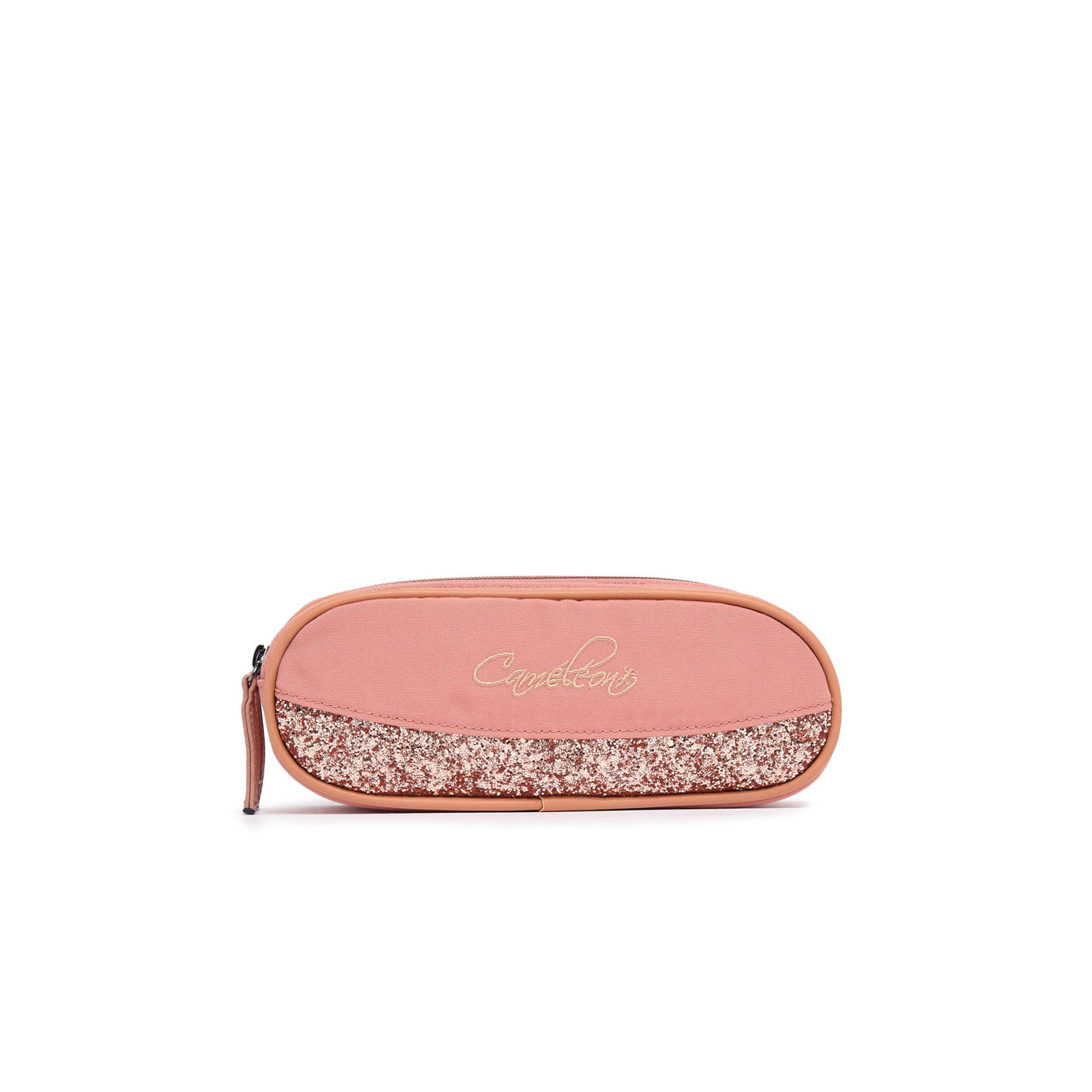 Chameleon Double Pencil Case Vintage Fantasy Glossy Pink