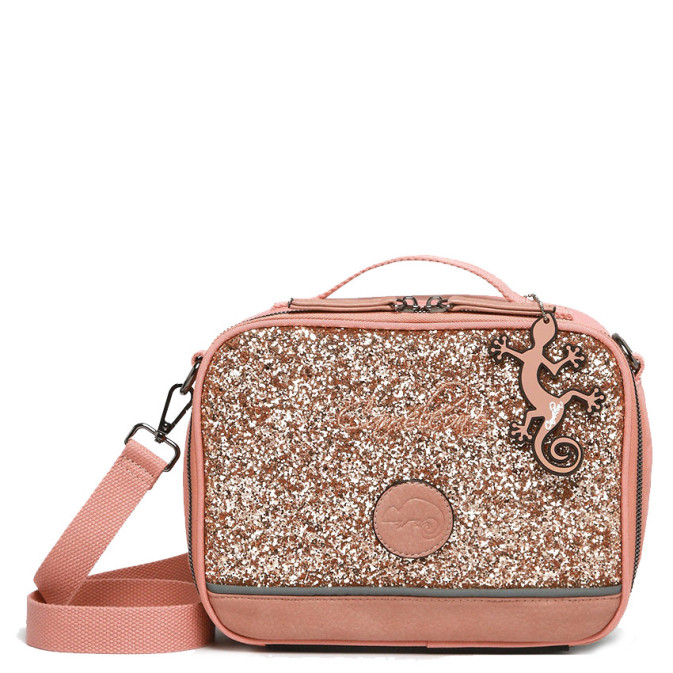 Caméléon Vintage Fantasy Sac Isotherme A Gouter Glossy Pink