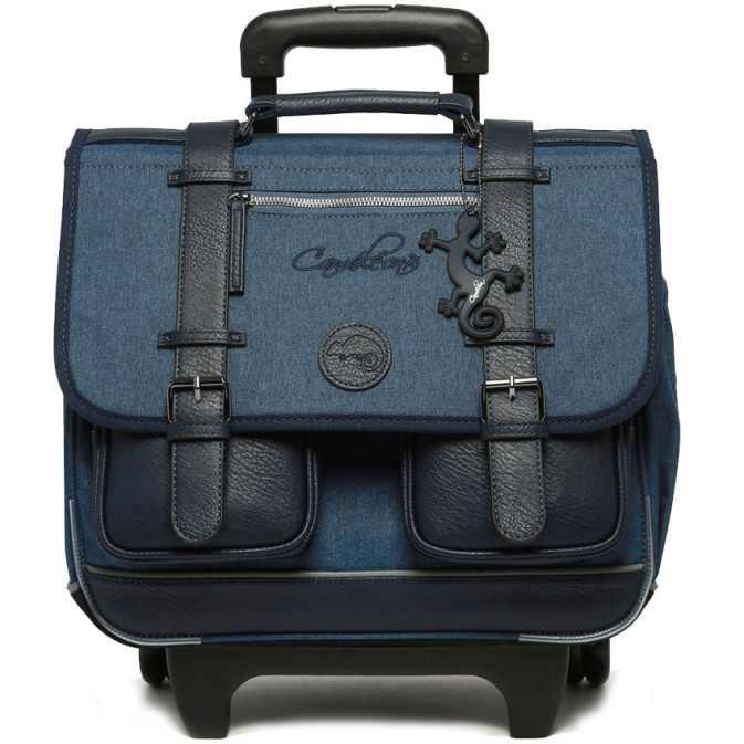 Caméléon Vintage Color Wheeled Backpack 38cm Totaly Navy