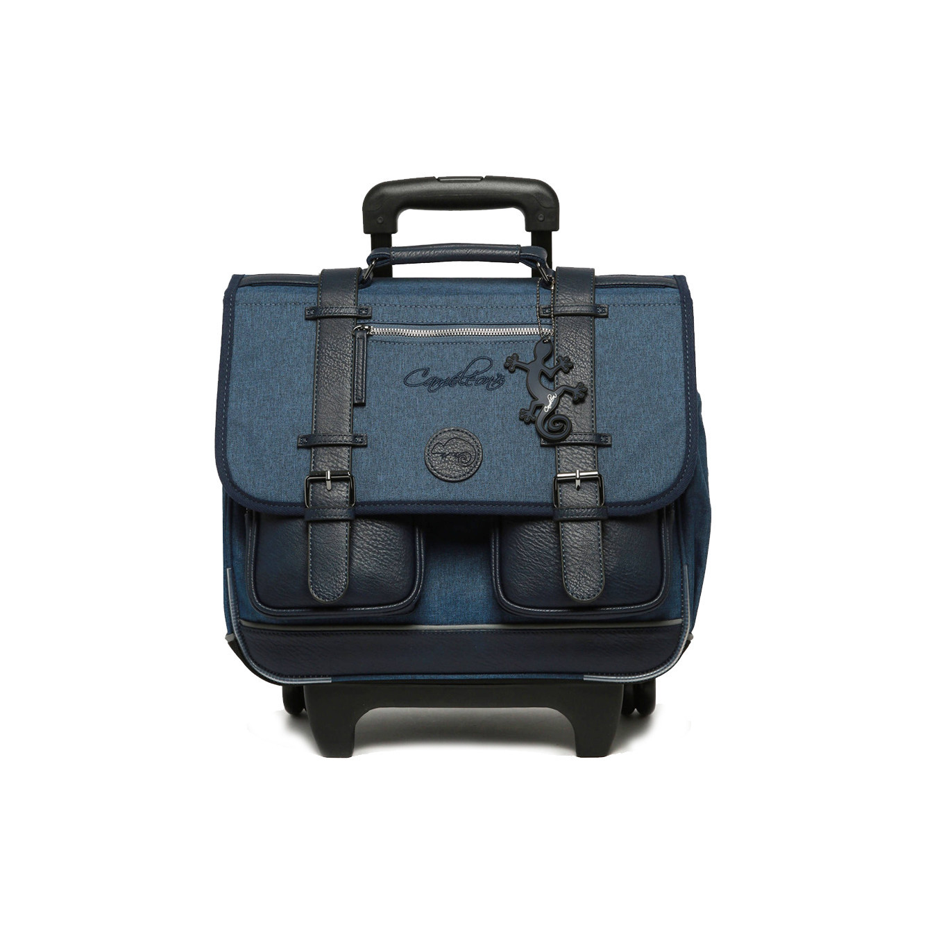 Caméléon Vintage Color Wheeled Backpack 38cm Totaly Navy