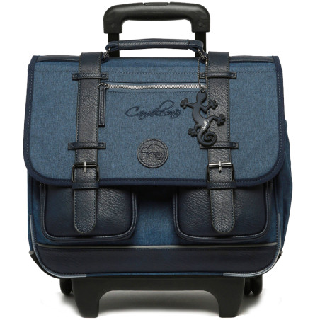 Caméléon Vintage Color Wheeled Backpack 38cm Totaly Navy