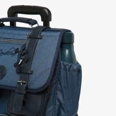 Caméléon Vintage Color Wheeled Backpack 38cm Totaly Navy