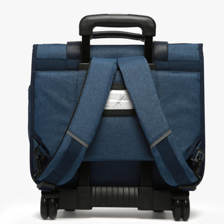 Caméléon Vintage Color Wheeled Backpack 38cm Totaly Navy