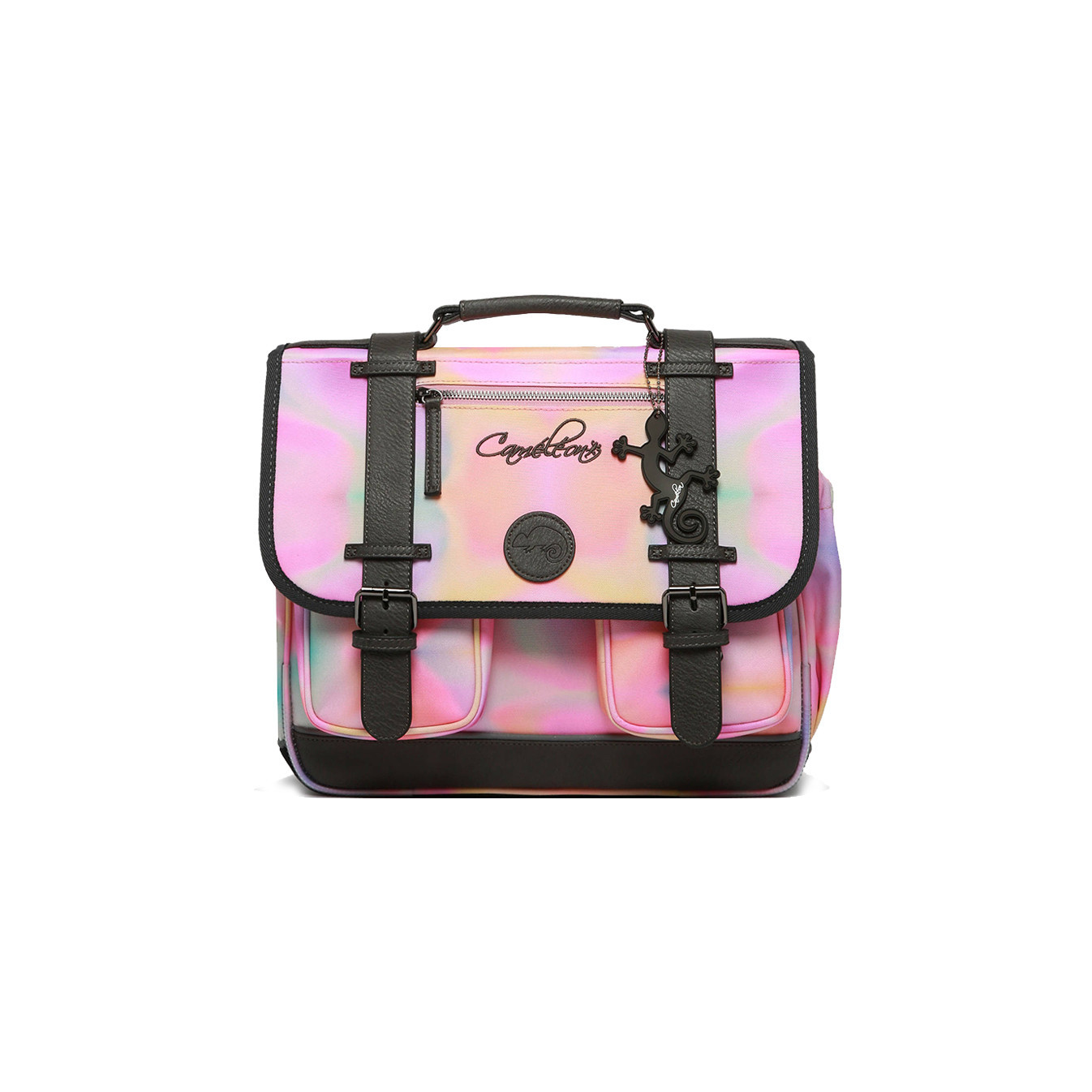 Camaleon Vintage Fantasy Girl School Bag 35cm Pink Tie And Dye