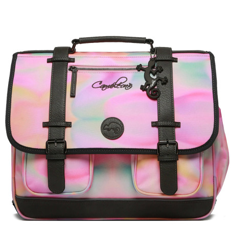 Chameleon Vintage Fantasy School Bag 41cm Pink Tie And Dye