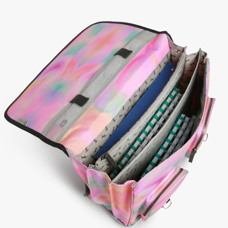 Chameleon Vintage Fantasy School Bag 41cm Pink Tie And Dye
