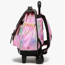 Camaleon Vintage Fantasy Wheeled Backpack 38cm Pink Tie And Day
