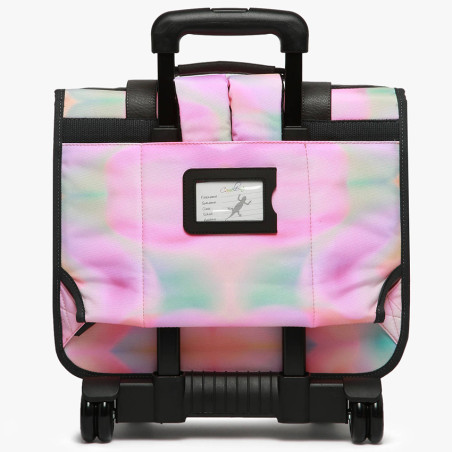 Camaleon Vintage Fantasy Wheeled Backpack 38cm Pink Tie And Day