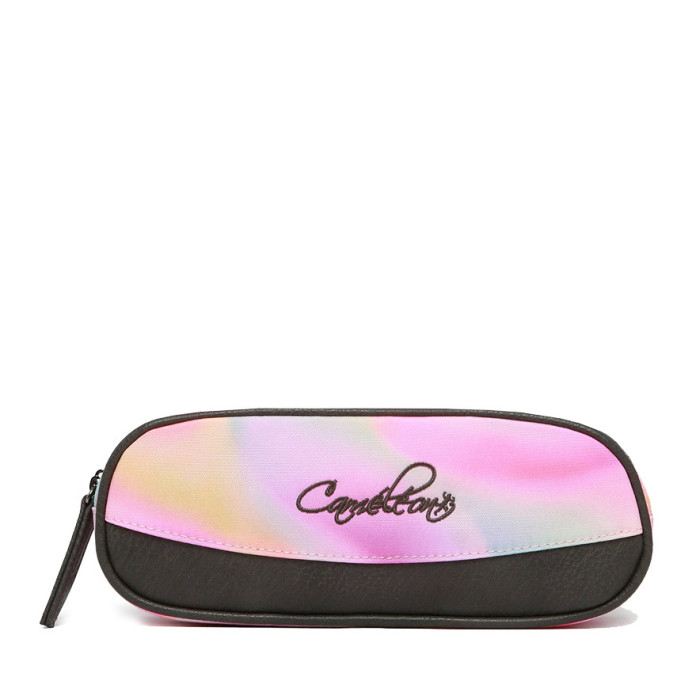 Chameleon Double Vintage Fantasy Pink Tie And Dye Pencil Case