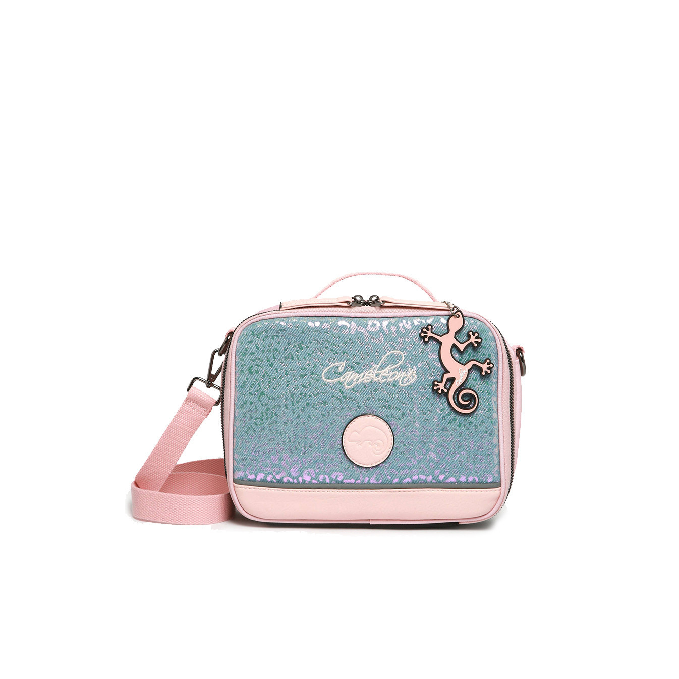 Caméléon Vintage Fantasy Isothermal Lunch Bag Shiny Leo