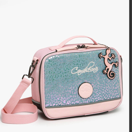 Caméléon Vintage Fantasy Isothermal Lunch Bag Shiny Leo