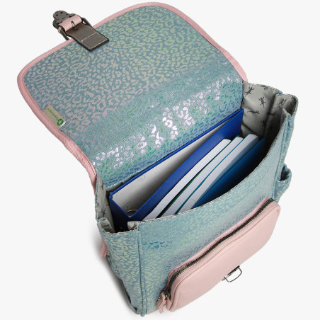 Caméléon Vintage Fantasy Sac A Dos 30cm Shiny Leo ouvert