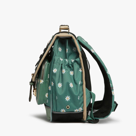 Caméléon Vintage Fantasy Girl Cartable 35cm Green Marguerite cote