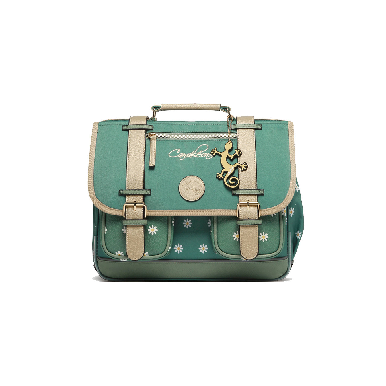 Caméléon Vintage Fantasy Girl School Bag 35cm Green Marguerite
