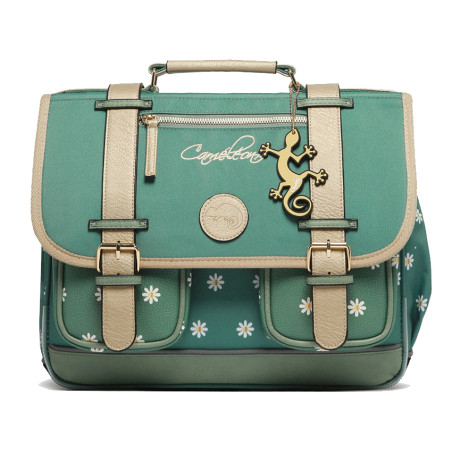 Caméléon Vintage Fantasy Girl School Bag 35cm Green Marguerite