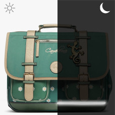 Caméléon Vintage Fantasy Girl School Bag 35cm Green Marguerite