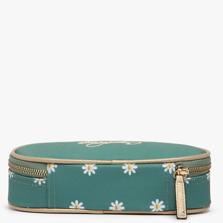 Chameleon Oval Pencil Case Vintage Fantasy Green Marguerite