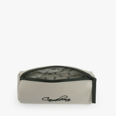 Chameleon Simple Vintage North Light Grey Stripe Pencil Case