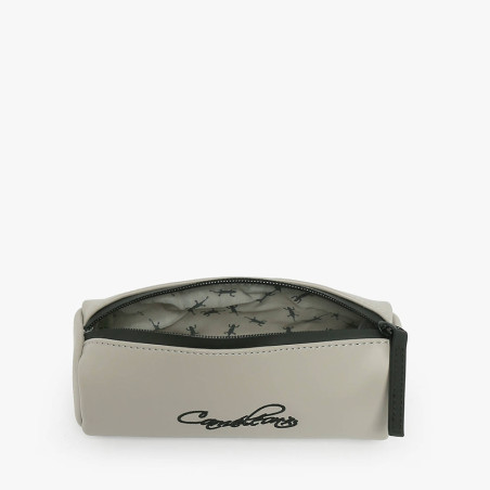 Chameleon Simple Vintage North Light Grey Stripe Pencil Case