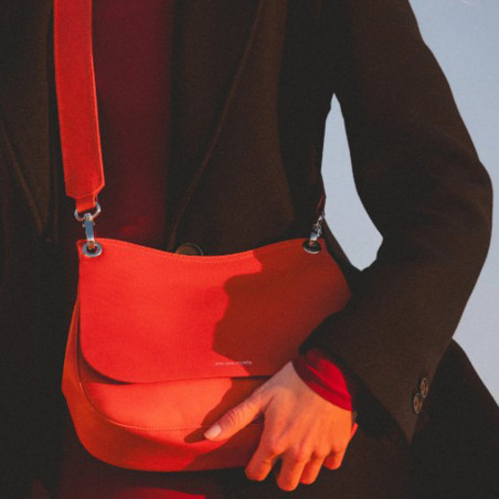 Ateliers Fourès Aphrodite H300 Orange Shoulder Bag