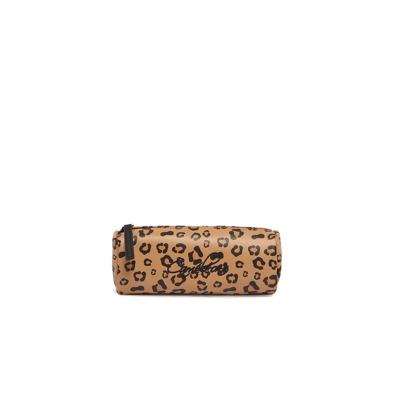 Chameleon Simple Vintage North Tan Leopard Pencil Case