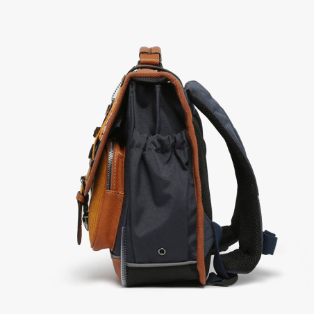 Caméléon Vintage Urban Backpack 35cm Mustard Badges