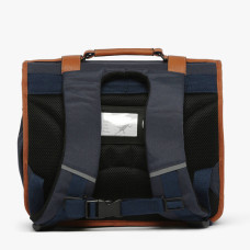 Caméléon Vintage Urban School Bag 38cm Mustard Badges