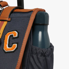 Caméléon Vintage Urban Boy Cartable A Roulettes 38cm Mustard Badge cote