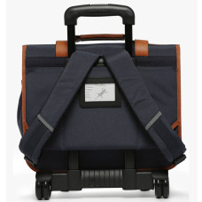 Caméléon Vintage Urban Boy Cartable A Roulettes 38cm Mustard Badge dos
