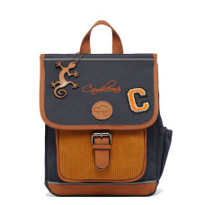 Caméléon Vintage Urban 30cm Mustard Badges Backpack