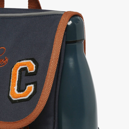 Caméléon Vintage Urban Sac A Dos 30cm Mustard Badges cote