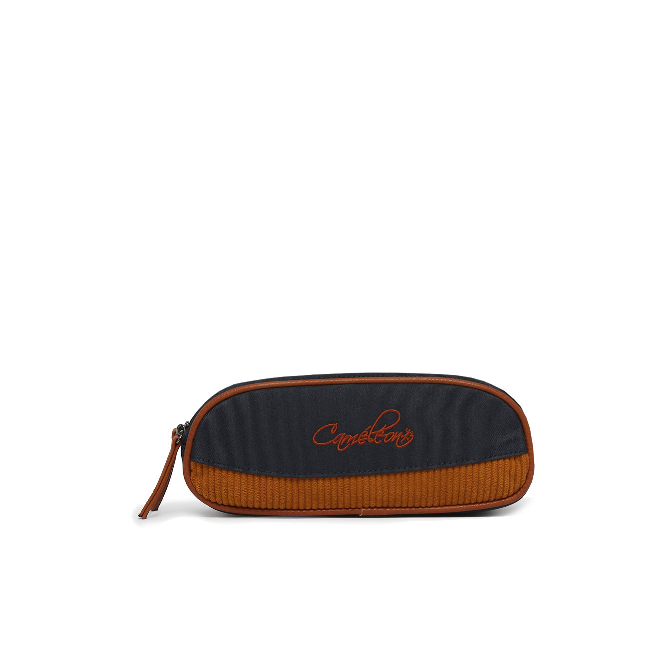 Cameleon Double Pouch Vintage Urban Mustard Badges