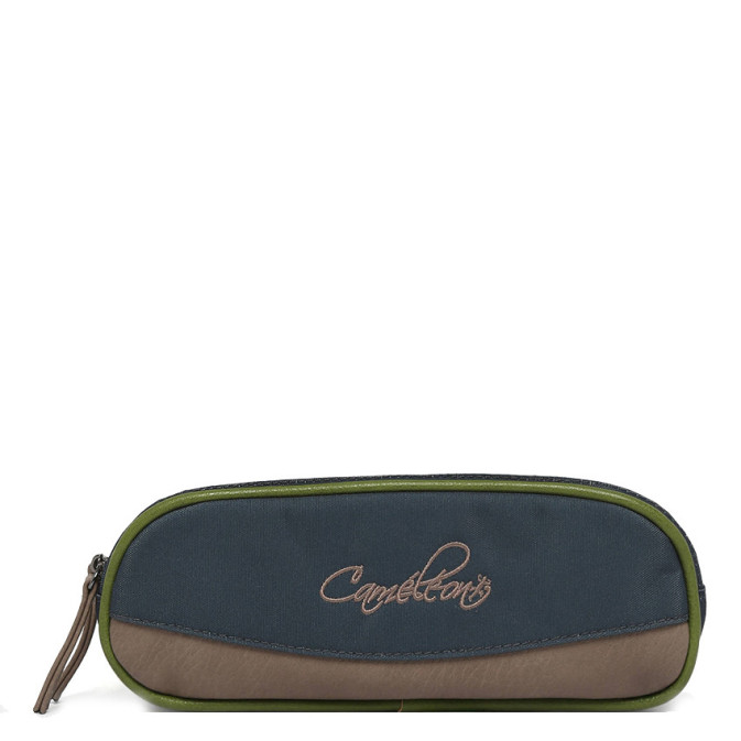 Chameleon Double Vintage Urban Grey Camouflage Pencil Case
