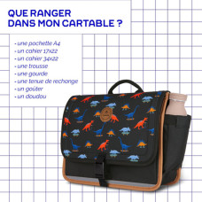 Cabaïa Discover School Bag S 4/6 years 35cm Cologne Collodi