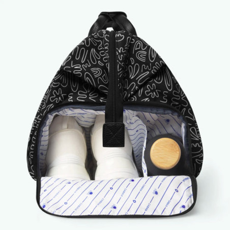 Cabaïa Duffle V2 Sac De Voyage Cabine Amiens ouvert