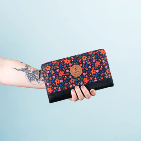 Cabaïa Wallet Large Grand Portefeuille et Compagnon Maupiti