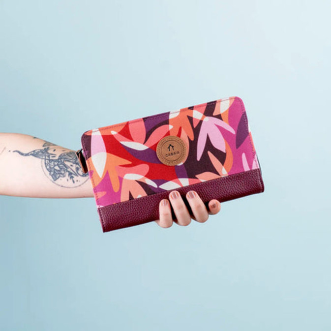 Cabaïa Wallet Large Grand Portefeuille et Compagnon Montreuil