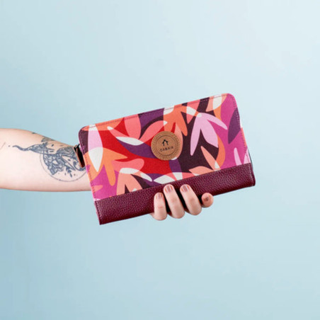 Cabaïa Wallet Large Grand Portefeuille et Compagnon Montreuil