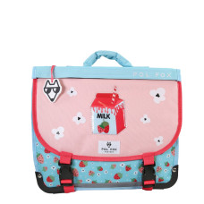 Pol Fox Reversible Backpack 35cm Strawberry
