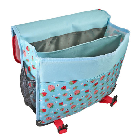 Pol Fox Cartable Réversible 35cm Strawberry ouvert